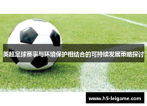 英超足球赛事与环境保护相结合的可持续发展策略探讨